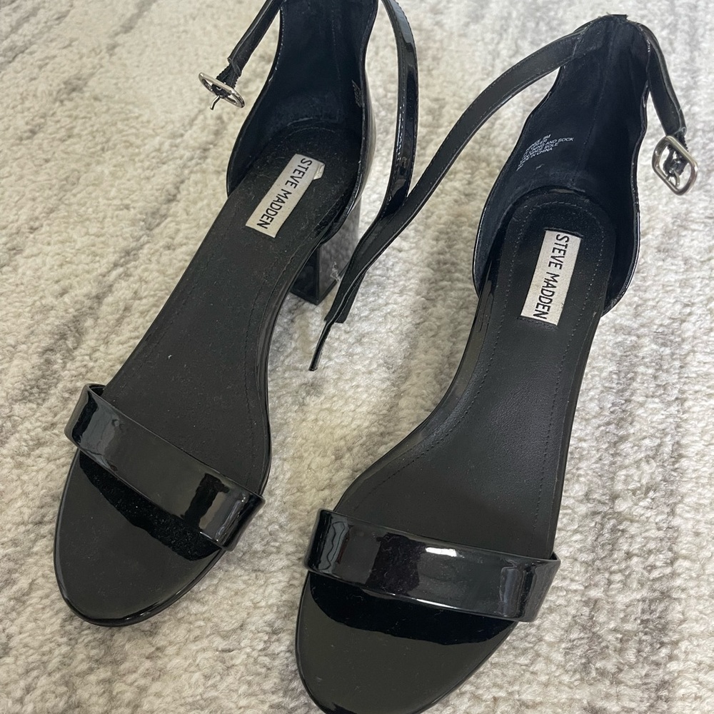 Steve Madden black heels size 9